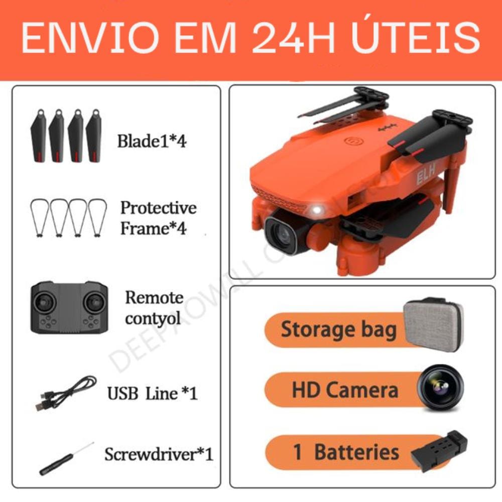Rc Quadcopter 4CH 2.4GHz modo sem cabeça drone laranja para CX-10 |  Submarino