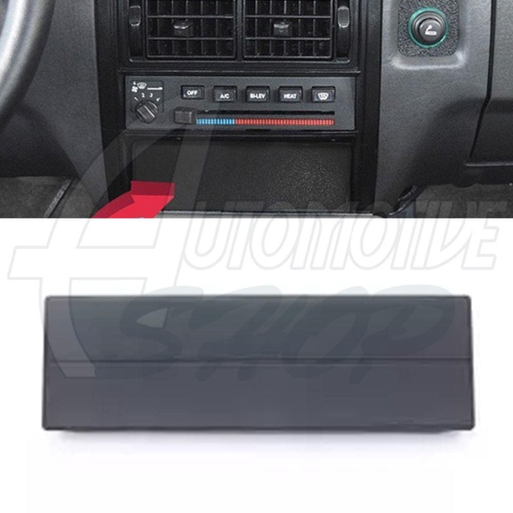 Tapa Buraco Som Radio 1 Din Preto Fosco Universal