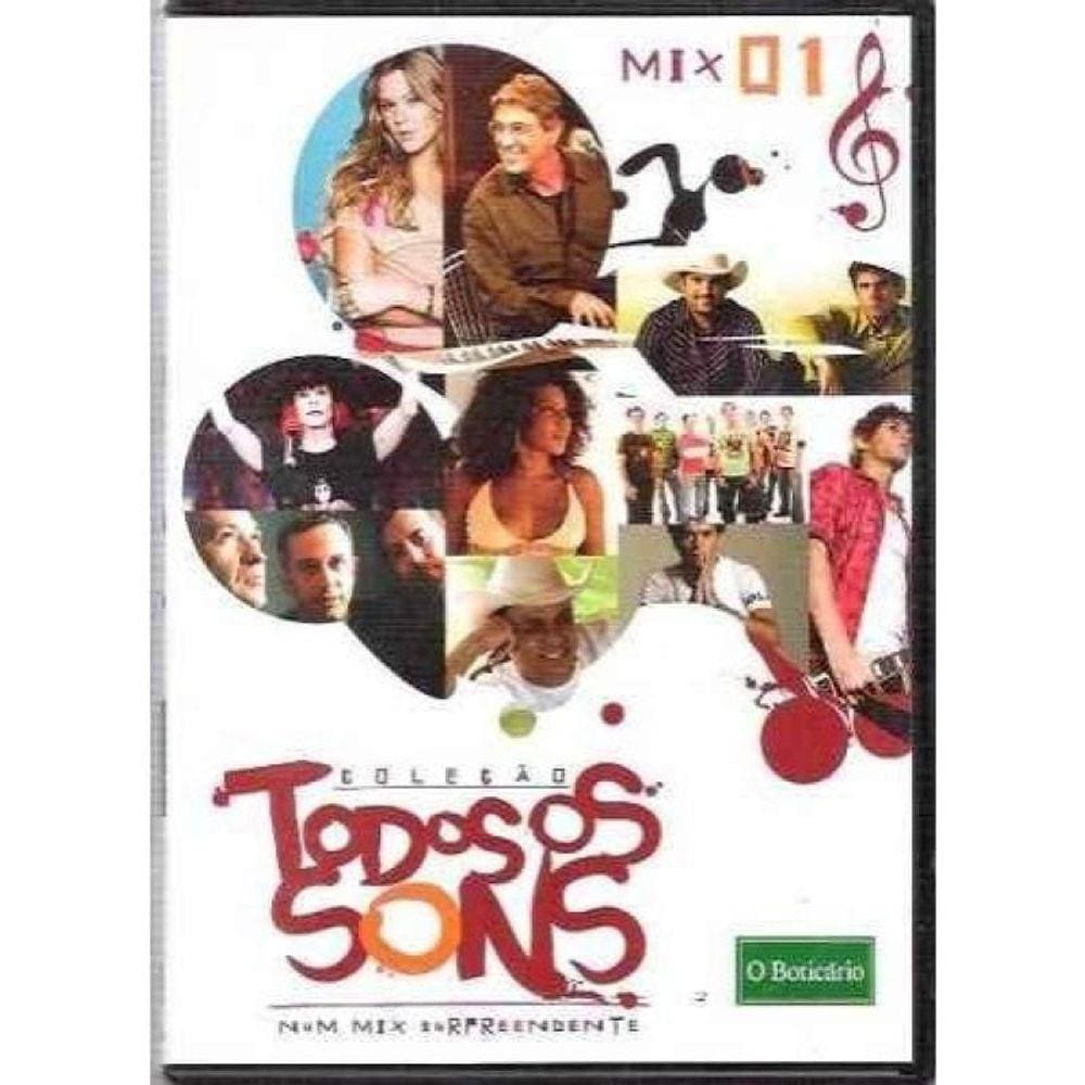 Dvd Coleção Todos os Sons - Diversos Nacionais