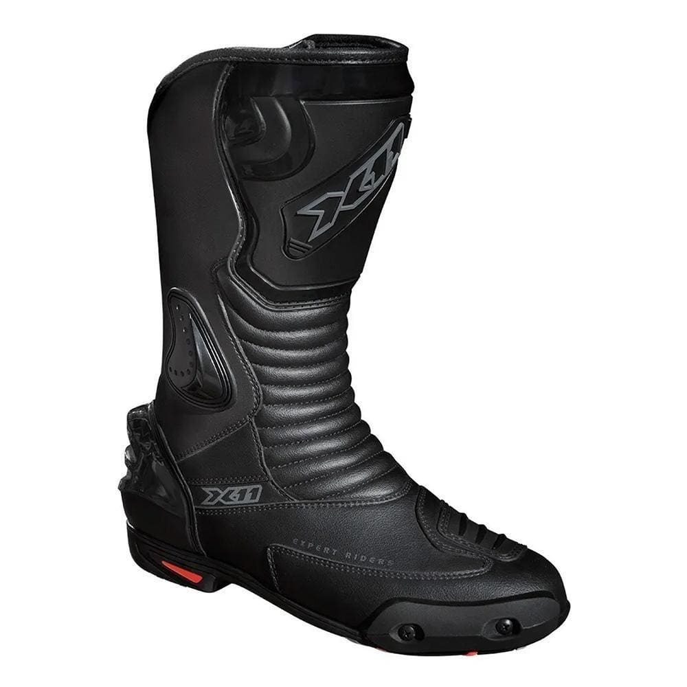 Bota Cano Longo Couro X11 Race Track Moto Motoqueiro Viagem