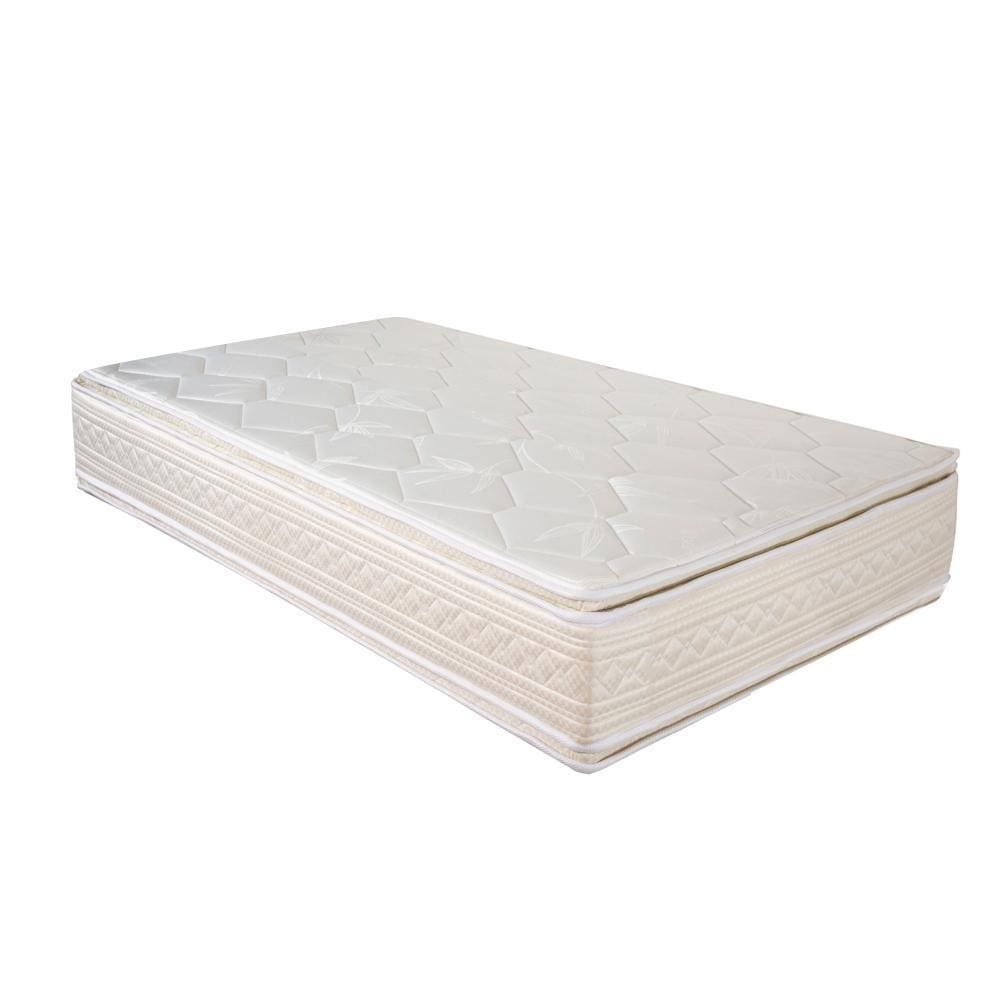 Colchão Solteiro de Espuma Orthocrin Royal Saúde Plus Pillowtop D33 - 88x188x28