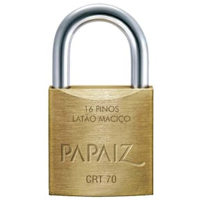 Cadeado Tetra Chave CRT 70mm Papaiz