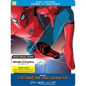 Steelbook - Blu-ray duplo - homem aranha de volta ao lar