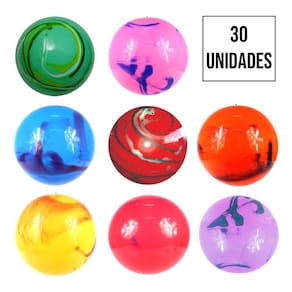 Bola de Vinil Colorida Sortida - 14 Polegadas - 30 Unidades