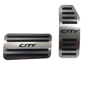 Kit Pedaleira Aço Inox Honda City 2018 2019 2020 2021 2022
