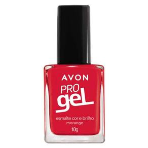 Avon - Pro Gel Esmalte Cor e Brilho Morango 10g