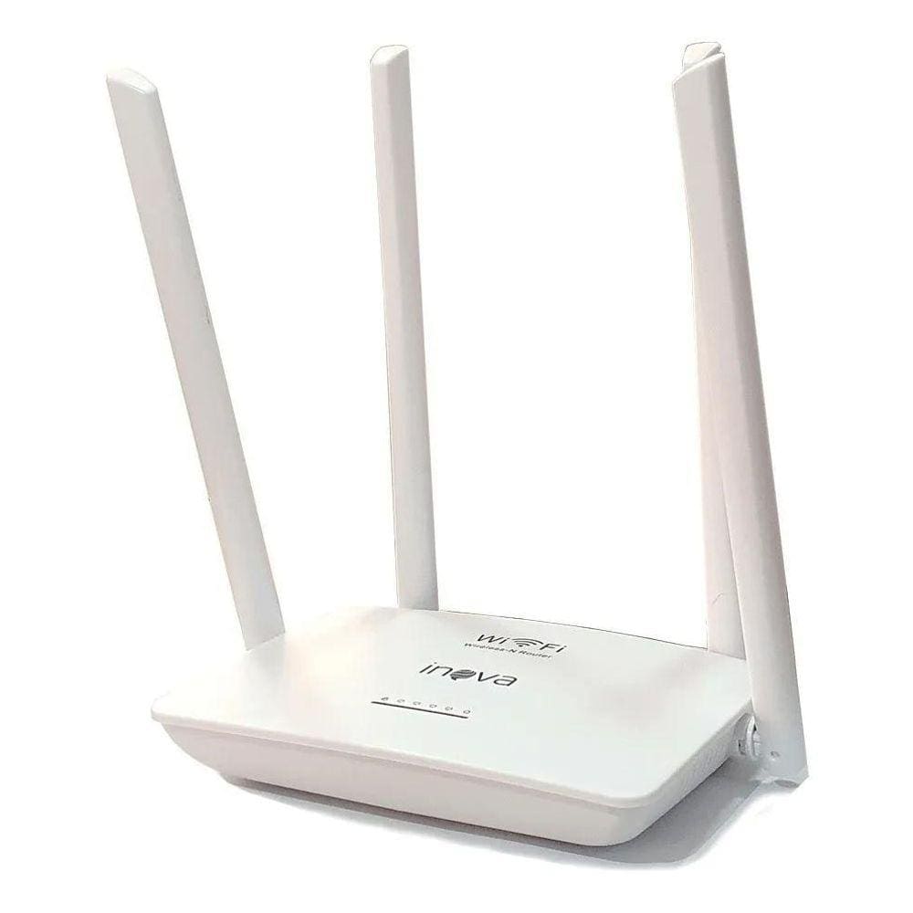Roteador Inova 300 Mbps Branco Rou 6011 Wifi 4 Ant 110/220V