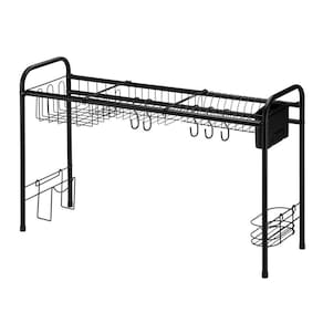 Escorredor de Louças Suspenso 82cm Preto - Arthi
