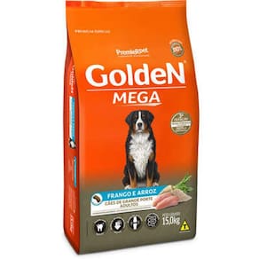 Golden Mega Caes Adultos Frango E Arroz 15Kg