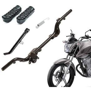 Estribo Borrachas Pezinho Mola Cg Titan Fan Cargo Start 160