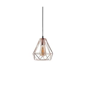 Pendente Industrial Aramado Diamante 21Cm Balcão Lavabo