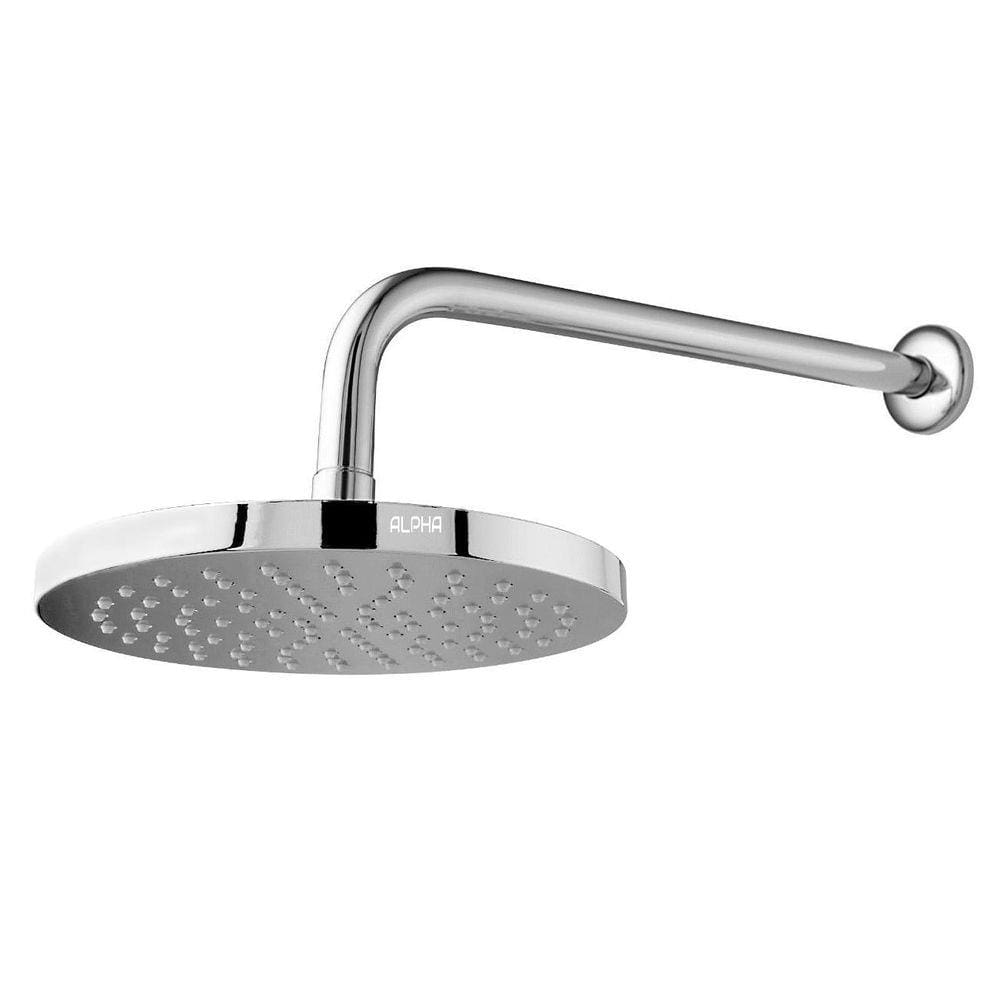 Ducha Chuveiro Aquecedor Solar Gás Redondo Cr 20X20Cms