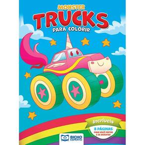 Colorir Monster Trucks - Alegres