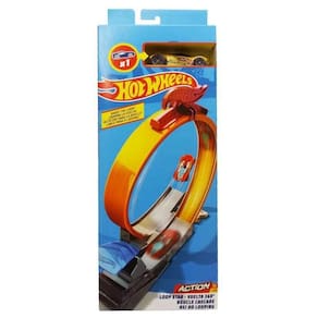 Pista Hot Wheels Set De Acrobacias - Rei Do Looping - Mattel