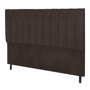 Cabeceira Casal King Jbe Leblon Preto 164cm Box 158cm Marrom
