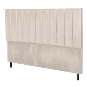 Cabeceira Casal King Jbe Leblon Preto 164cm Box 158cm Creme