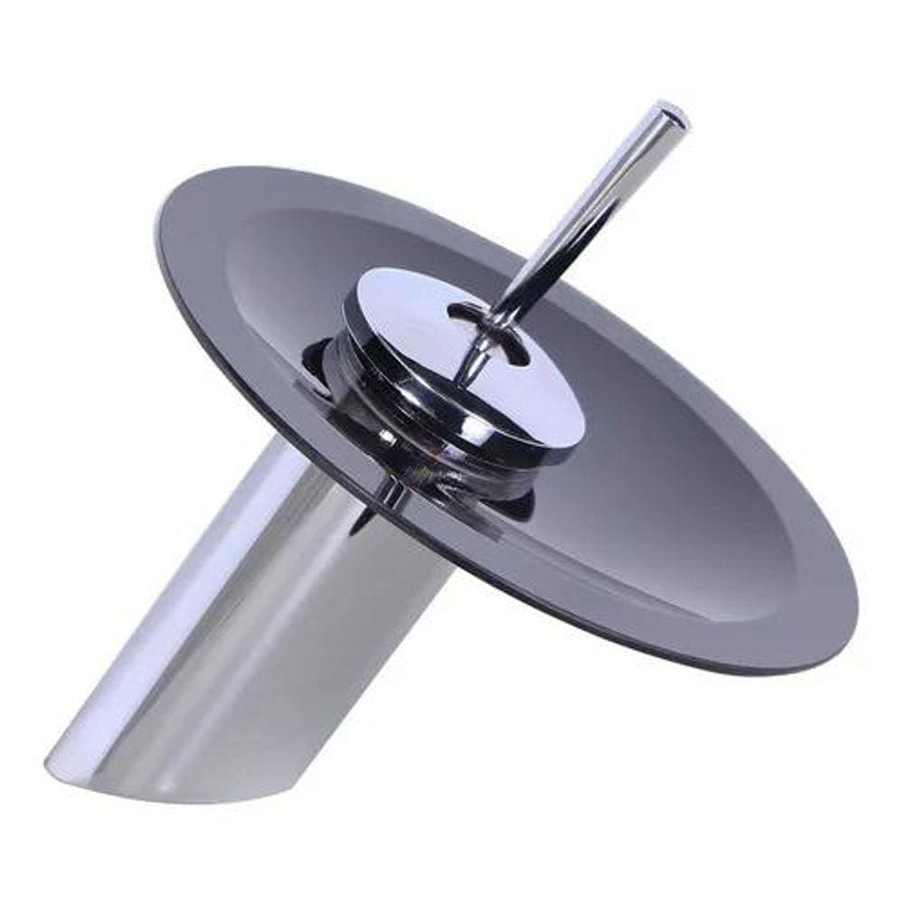Torneira Cascata Baixa Glass Prizi Fumê
