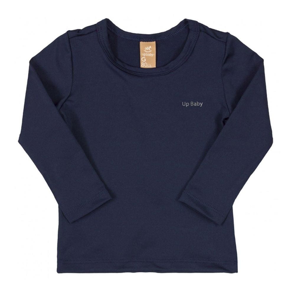 Camiseta Praia Infantil Marinho Up Baby