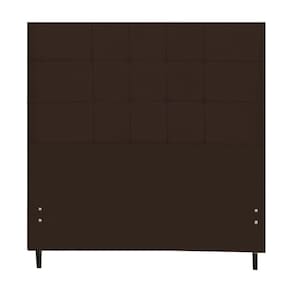 Cabeceira Solteiro Jbe Barcelona 94cm Marrom Cama Box 88cm