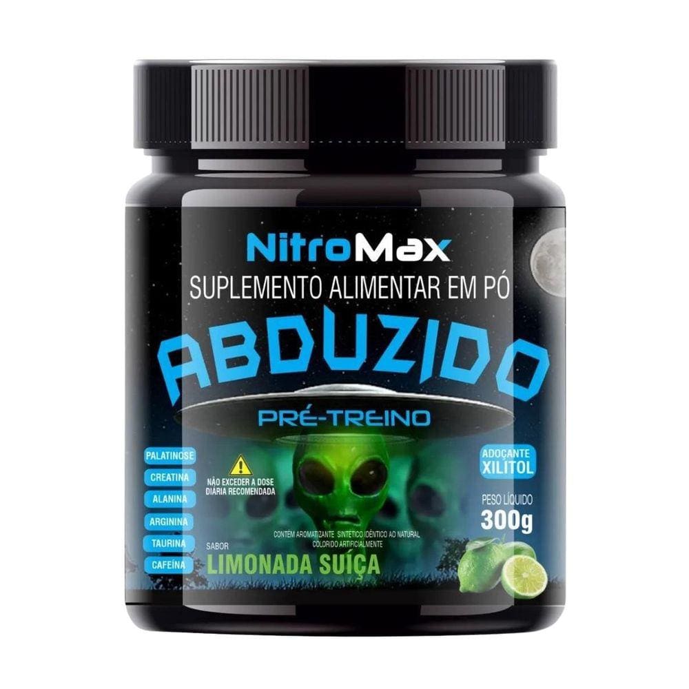 Abduzido Pré Treino Pote 300G Limonada Suiça - Nitro Max