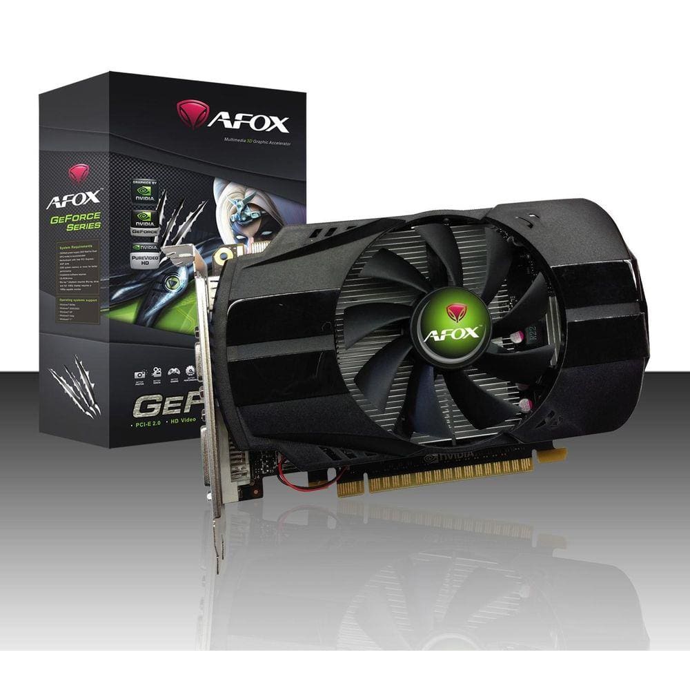 Placa de Video Afox GeForce GT 730 4GB DDR3 128-BIT AF730-4096D3L6