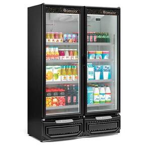 Balcao Refrigerado Frios E Laticinios Vert Gcvr-950 Preto 2 Portas 220V - Gelopar