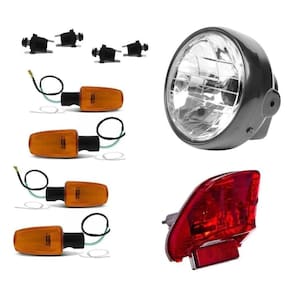 Farol Lanterna Jogo Pisca Cg Titan Cargo Fan 125 2000 A 2008