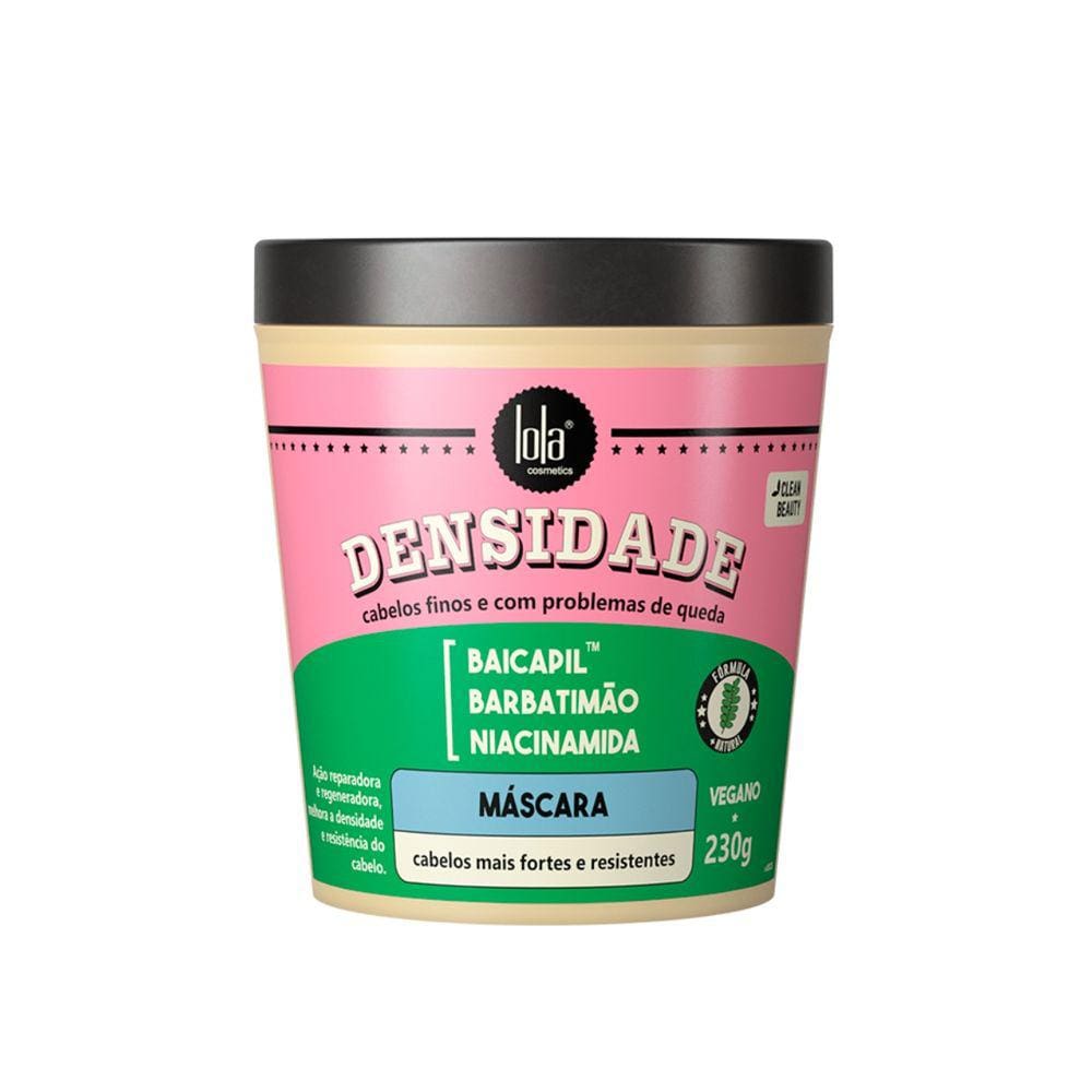 Máscara Densidade Cabelos Fortes E Resistentes Lola 230G