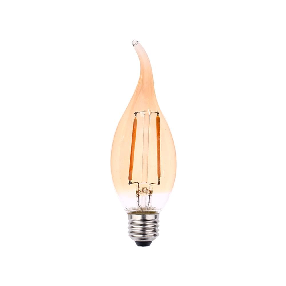 Lâmpada Led Blumenau Filamento Vela Chama BA35 2W Bivolt E27