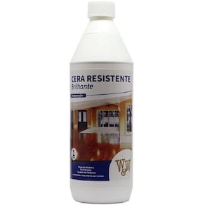 Cera Brilhante Líquida Resistente Piso De Madeira W&W 1L