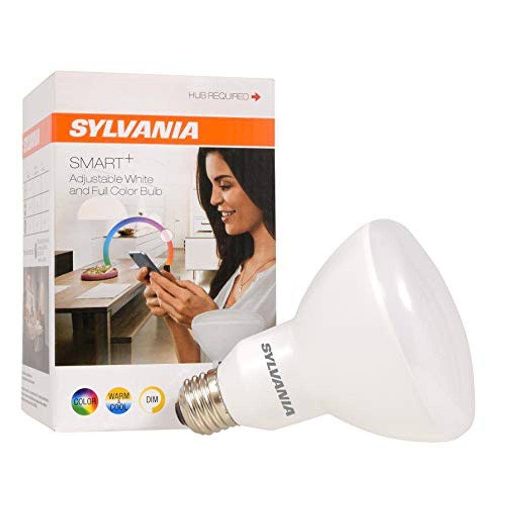 SYLVANIA SMART+ ZigBee Full Color E Tunable White BR30 LED Bulb ...