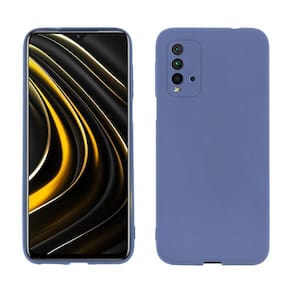 Capa protetora de silicone Smartphone Xiaomi Redmi 9T, azul