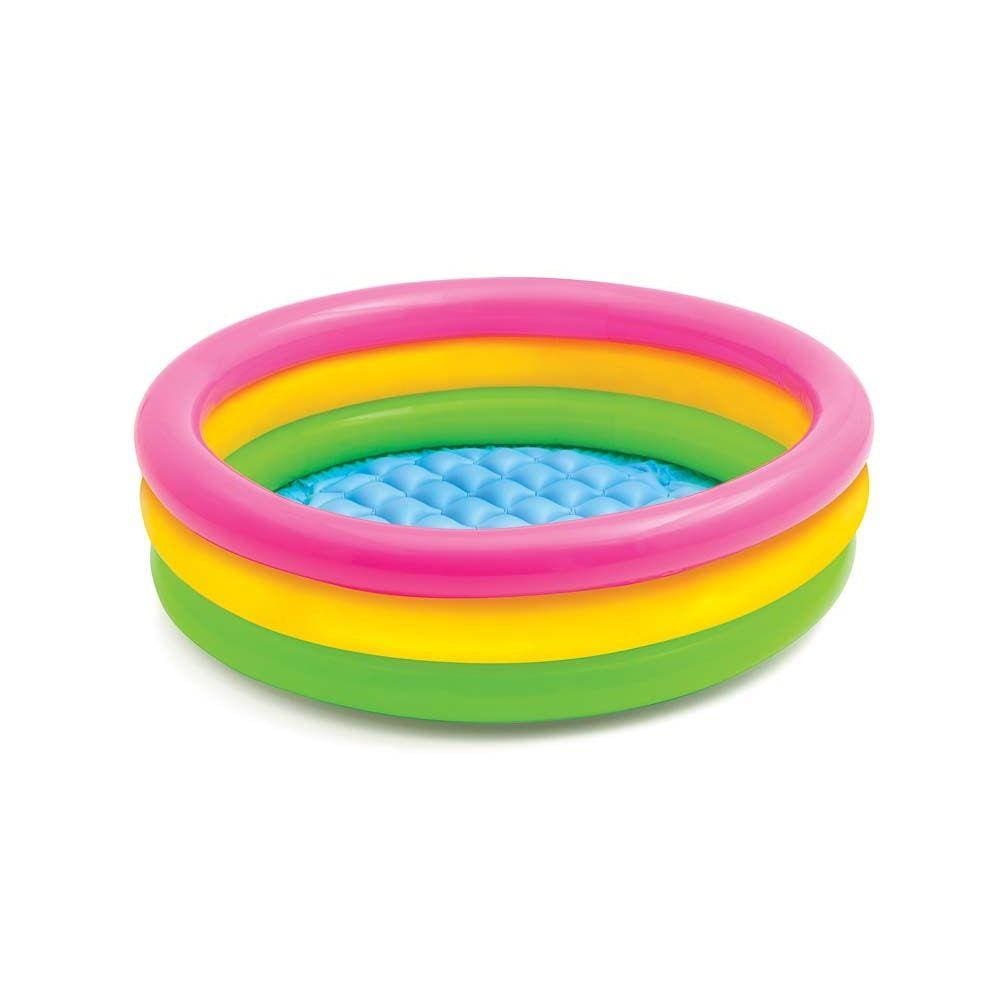 Piscina Inflável Infantil Intex Bebê Colorida PVC Sunset 56L