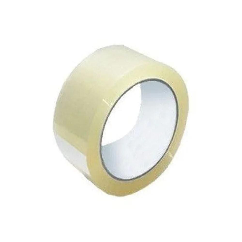 Kit 10 Fita Adesiva 48Mm X 100 Metros Transparente Embalagem