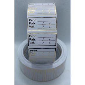 Kit 1000 Etiquetas Adesivas Produto, Validade E Fabricação
