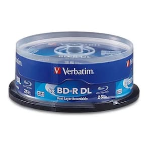 Mídia Blu-Ray 6X Lisa Verbatim Bd-R Dl 50Gb - 10 Unidades