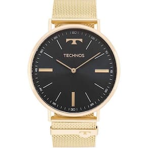 Relógio Masculino Technos Clássico Slim Dourado 2025Ltj/4P