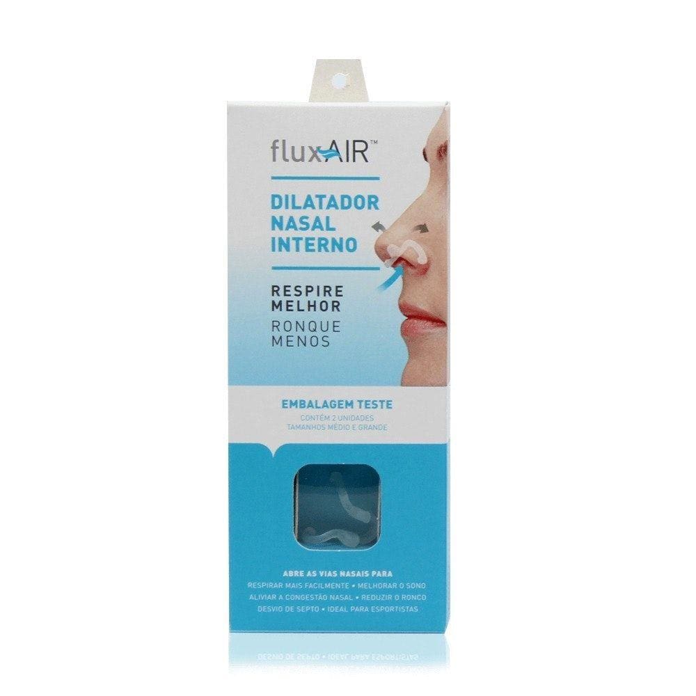 Dilatador Nasal Interno Flux Air Embalagem Teste 2 Unidades