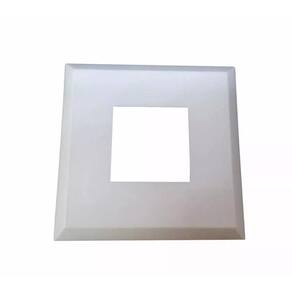Canopla Nylon Corrimão Quadrada 10 Peças 40X40Mm
