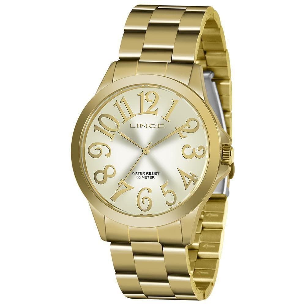 Relogio Urban Feminino Analogico Lrgj126L Dourado