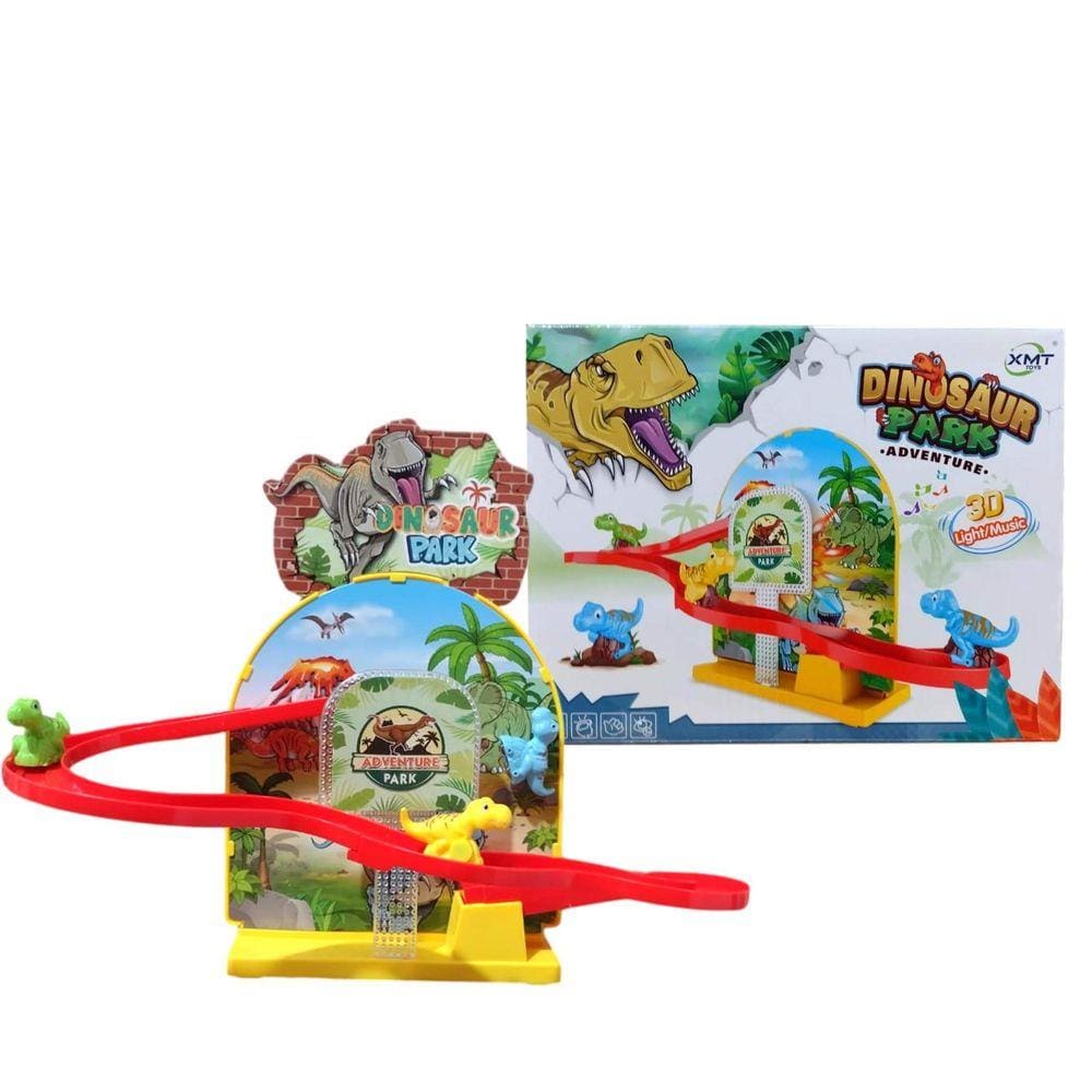 Pista Escorregador Dinossauro Park Adventure Led Sonoro