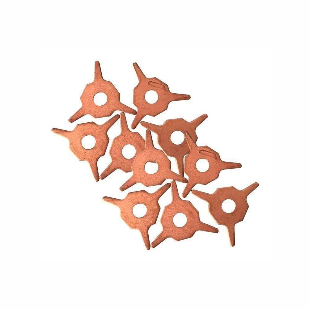 Ponteira / Arruelas De Repuxo Fino 3 Pontas Spotter C/10 Pçs