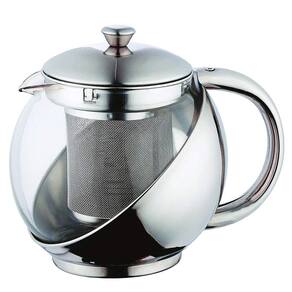 Bule para Chá de Vidro e Inox 900 ml - KeHome