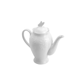 Bule De Porcelana New Bone Butterfly Flower 1L Lyor