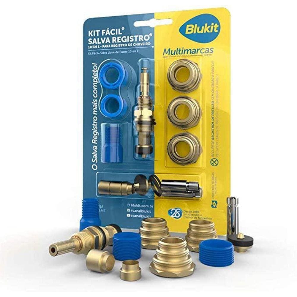 Kit Fácil Para Registro N.00 Blister Com 01 - Blukit
