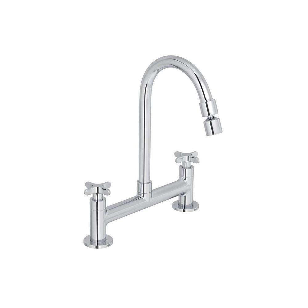 Misturador De Mesa Para Cozinha Linha Flex Cromado 1256.C20