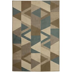 Tapete Capri 6094 Geometrico 1,50X2,00M 150X200Cm Turquesa