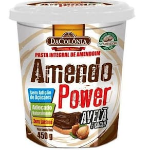 Pasta De Amendoim Zero Açúcar Integral Avelã E Cacau 450G