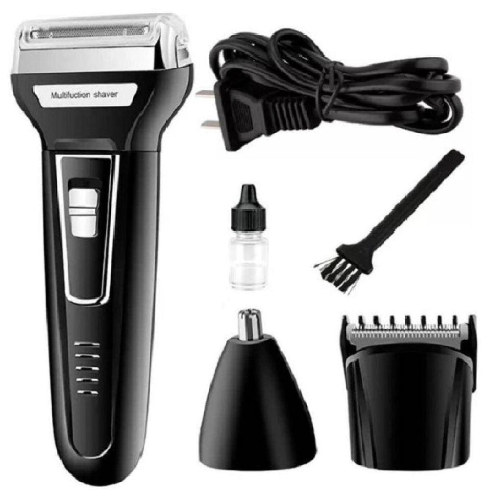 Aparador Maquina De Cabelo Barbeador Elétrico 3 Em 1-6558