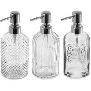 Dispenser 450Ml Porta Sabonete E Álcool Gel Transparente